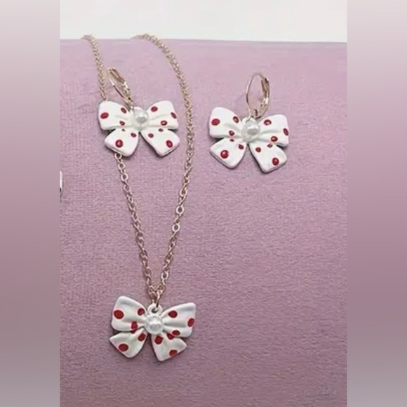 Other - Bow Necklace & Earring Set
Stocking Stuffer